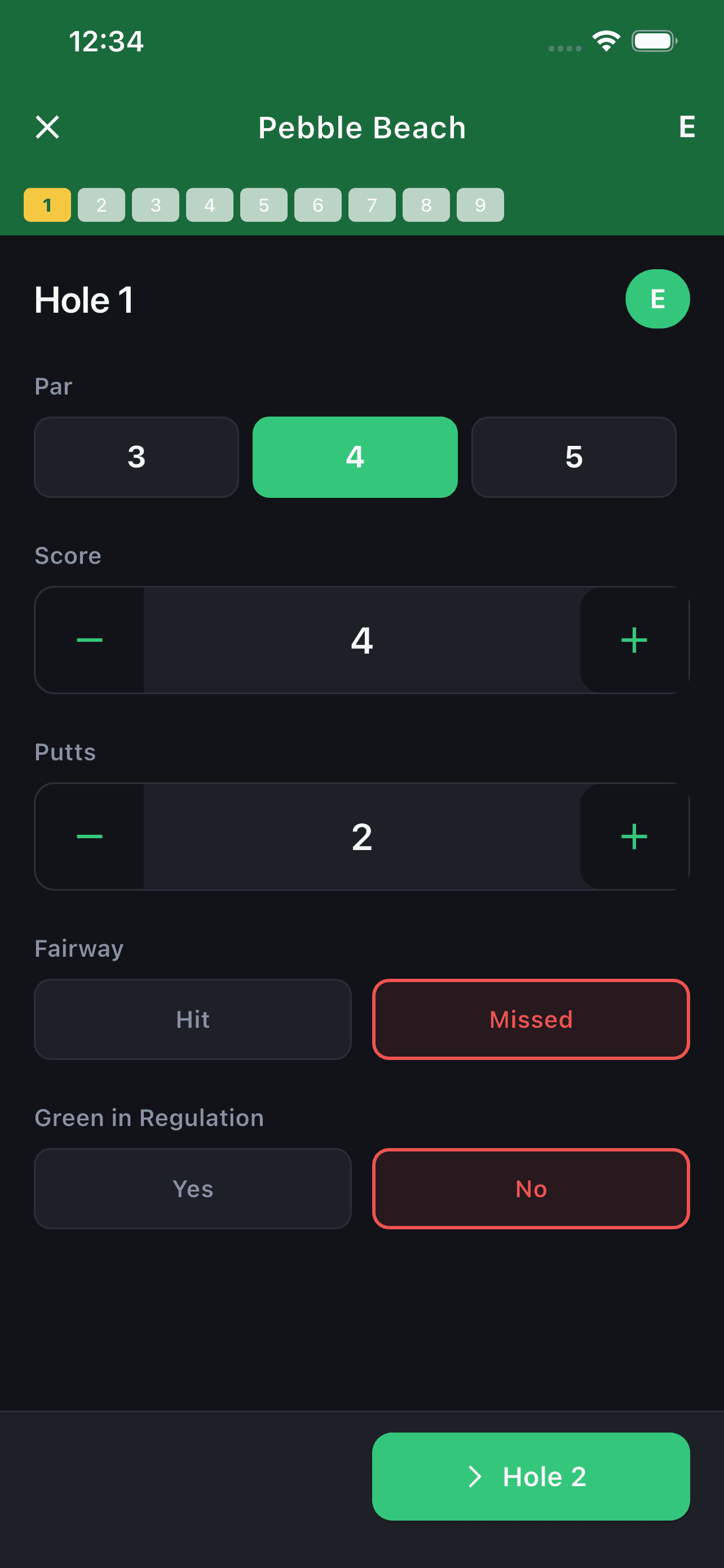 Live Scorecard